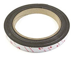 NeoFlex® 25mm Wide Flexible Neodymium Magnetic Strip - 3M Self Adhesive (1 Metre Length - 2 x 0.5M)