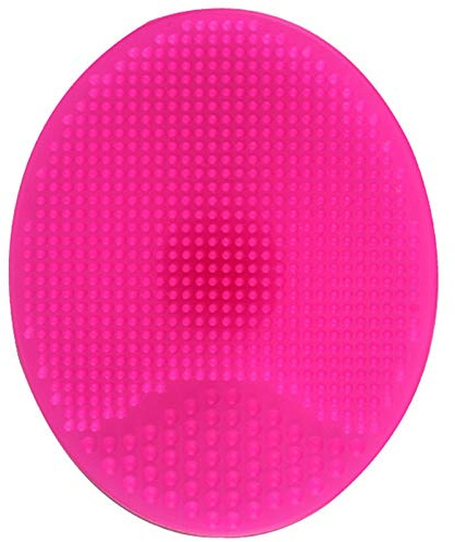 Shumo 2Pcs Spa Silicone Beauty Wash Pad Skin Scrub Cleaning Pad Wash Face Facial Exfoliating Brush Cleanser Tool