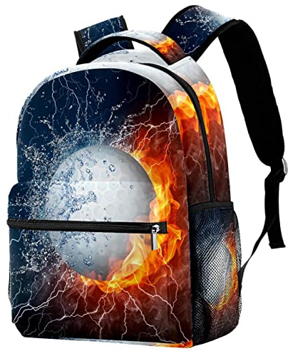 Luoweisi Softball Pattern School Bag School Backpack for Boys Rucksack Bookbag Travel Backpack