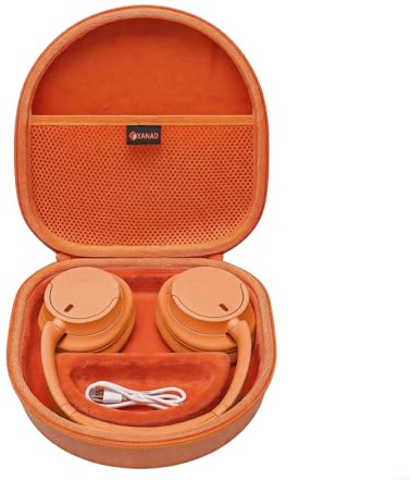 XANAD Etui Casque Audio Sony pour Sony wh-ch720n / Sony wh-1000xm6 / wh-1000xm5 portencion Bluetooth sans Fil Housse (Orange)