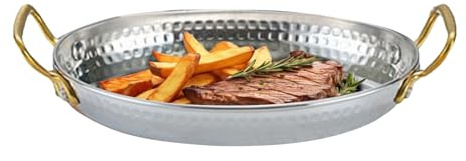 Genérico Sartén Antiadherente - Acero Inoxidable Plato Para Pescado,Cazuela Sin Revestimiento Con Asas Dobles Utensilio Cocina Para Cocinar Langosta Hogar Principiantes Camping Restaurantes