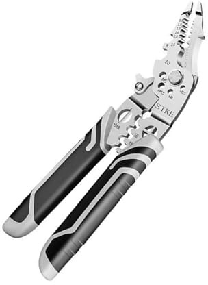 Alicates pelacables profesionales de múltiples usos para renovación del hogar, montaje de equipos industriales, instalación eléctrica, alicates eléctricos ligeros