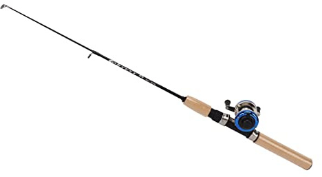 Changor Kits de Canne à Pêche sur Glace, Ensemble Complet de Cannes Portables de 27,6 Pouces avec étui, Moulinet pour Gabarits, pour Les Amateurs de Pêche en Plein Air en Hiver