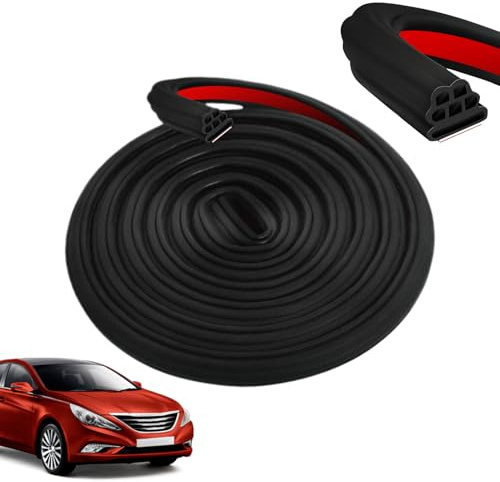 Strisce di tenuta per auto – 5 m/16,4 piedi e 10 m/32,8 piedi, in naturale, sigillatura dei bordi della porta del veicolo | Nastro sigillante impermeabile insonorizzato per l'installazione