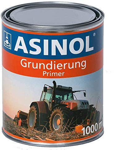 ASINOL GRUNDIERUNG GRAU 1000 ml Kunstharzlack Farbe Lack 1l Liter Dose
