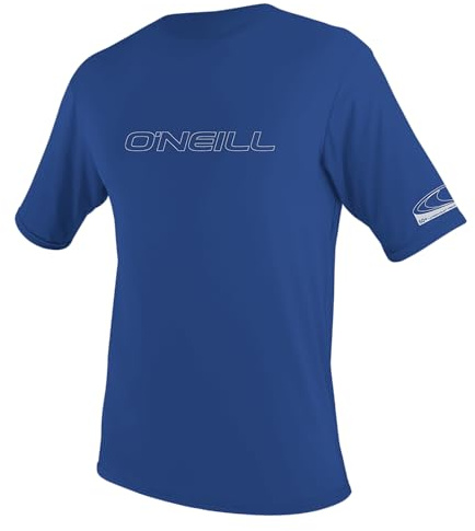O'Neill Wetsuits Men's Men's Basic Skins Short Sleeve Sun Shirt Rash Vest