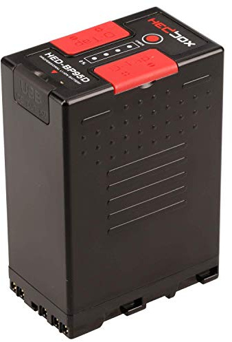 HEDBOX HED-BP95D Batería Premium de Iones de Litio de (97Wh / 6700mAh) 2X D-Tap y Salida USB, Compatible con Sony BP-U60 y videocámaras PXW-FX9