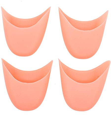 JIAHAO HOT 2 pares de almohadillas de silicona suave para ballet, danza, zapatos y dedos