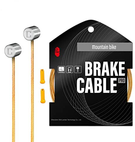 Chooee PRO cables de freno de la bicicleta for Shimano/SRAM universal Molienda de alta precisión cables de freno 1x2800mm Adecuado para bicicletas de montaña MTB
