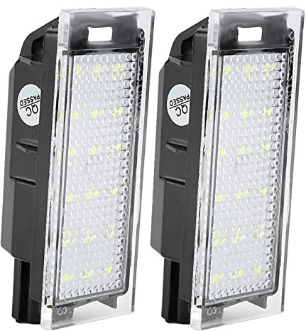Lampe d'éclairage de Plaque d'immatriculation LED de Voiture, 2 Pièces, pour Twingo/Clio/Megane/Lagane