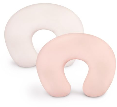 TANOFAR Confezione da 2 federe elastiche e morbide per allattamento al seno, adatte per cuscini per allattamento standard, per bambini e ragazze, in seta di latte (solo fodera)
