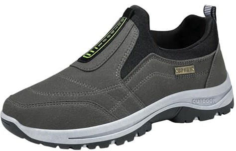 BGFIPAJG Scarpe Uomo da Montagna, Ginnastica, Antipioggia Moto, Basse da Trekking, SPD Gravel - Taglie 42 e 43