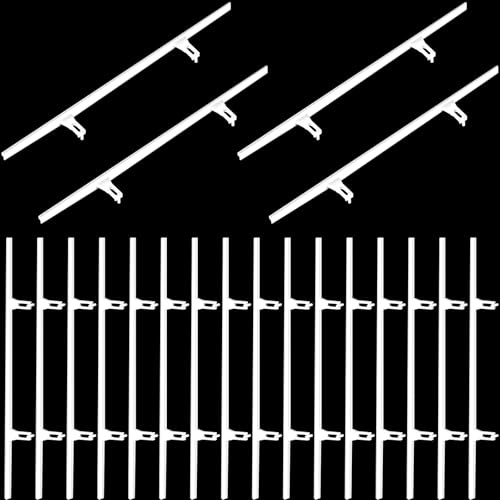 Ribbonlic 20 Pcs Shutter Repair Slider Connector Plantation Shutter Repair Kit Replacement Parts, 2 Connect 3.25 Center Spacing