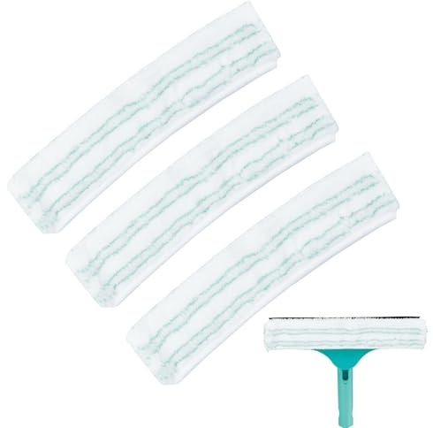 3 Piezas de Repuesto para limpiaparabrisas de Ventana, Compatible con Leifheit Window y Frame Cleaner L,27 cm de Ancho, Limpieza Eficaz y Sin Rayas para Superficies Lisas