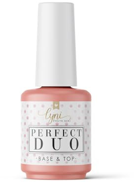Base and Top Coat UV Gel 10 ml con capa de sudor · Gel 2 en 1 Top and Base · Perfecto como base para envolturas/tatuajes · Base + Top Coat en uno · Lynis-Nailshop.de