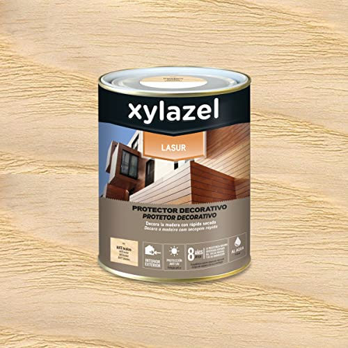 XYLAZEL Lasur Protector Decorativo al agua Mate Incoloro, 750 ml