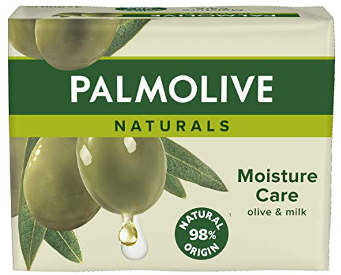 Palmolive Naturals Moisture Care with Olive Soap Bar, 90 g - Pack of 4
