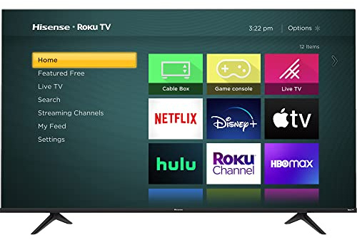 Hisense 50-Inch Class R6090G Roku 4K UHD Smart TV with Alexa Compatibility (50R6090G, 2020 Model)