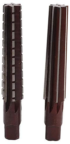 Escariador, Escariador mt3 maquina, Escariador de máquina, HSS MT3 Taper, escariador fino/áspero, juego de herramientas de corte, mango recto, 2 piezas