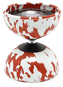 Mister Babache 0722 Diabolo Harlekin, mittelgroß, Weiß/Rot, No Size