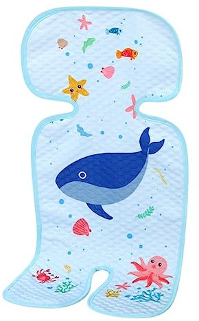 Baby Sitzauflage für Kinderwagen,Atmungsaktiv Kinderwagen Einlage Kindersitz Sitzeinlage Sommer,Kinderwagen Kühlmatte, Buggy Auflage Sitzeinlage für Kindersitz universal Set