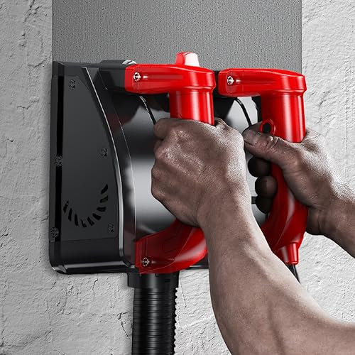 Piallatrice elettrica da parete 1680W - 3000 R/MIN - Pialla elettrica portatile con profondità di taglio regolabile per calcestruzzo e intonaco