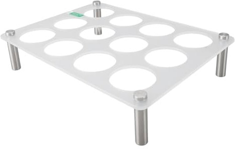 Nikou Inserto per cassetto per cialde da caffè, organizer piatto per 12 capsule K-Cup, supporto in acrilico, organizer per cassetti per cialde da caffè, design trasparente