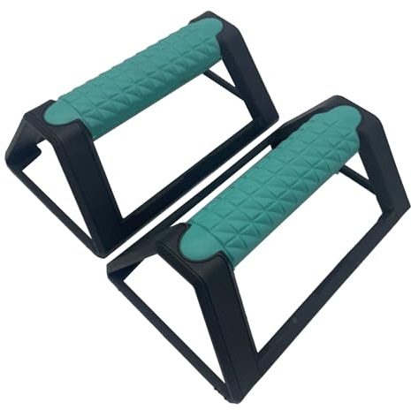 Maniglie per flessioni - Attrezzatura per allenamento muscolare da 7,48x4,33x2,76 pollici, supporto portatile con impugnatura antiscivolo, per allenamento e rafforzamento