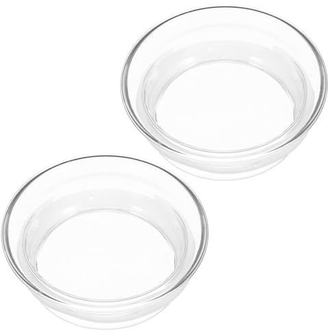 COOPHYA Coperchio in Vetro per Brocca d Acqua 2 Pezzi, Tappo Sostitutivo in Silicone Resistente, Previene Fuoriuscite, per Cucina e Uso Quotidiano