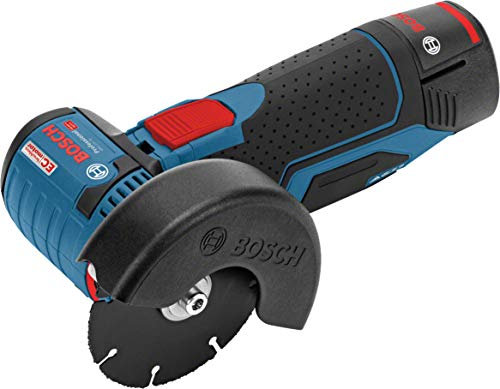 Bosch Professional 12V System Akku Winkelschleifer GWS 12V-76 (inkl. 2x Trennscheibe Expert for Inox, 1x Hartmetall - Trennscheibe Carbide Multi Wheel, 2x L-BOXX-Einlage, L-BOXX, ohne Akku/ Ladegerät)