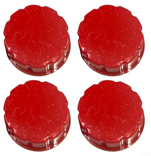 Oniissy Benzinkanisterkappe, Ersatz für Grobgewinde, Benzinkanisterkappe, Ersatz für Benzinkanisterkappen, passend für 2,7 l, 0,6 l und 10 Liter Benzinkanister, Grobgewinde-Design (4 Stück)