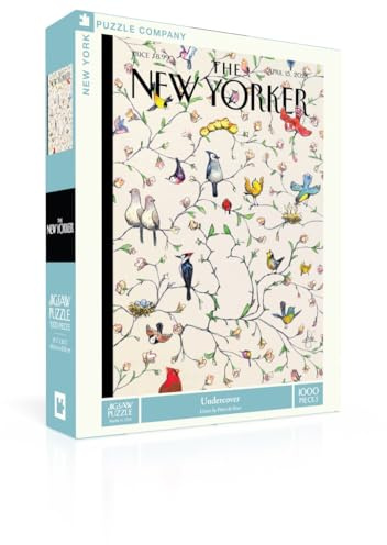 New York Puzzle Company - New Yorker Undercover - 1000 Piece Jigsaw Puzzle for Adults by Peter de Sève