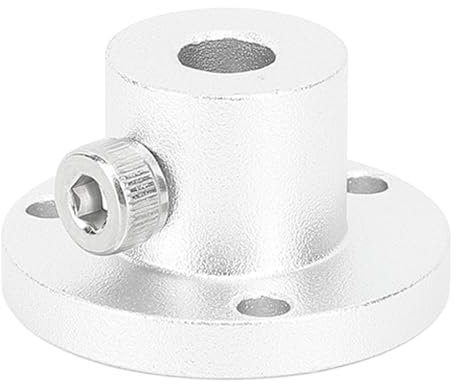 Giunto per albero motore 6 mm Giunto in alluminio 60 mm 14144 Ruota Argento