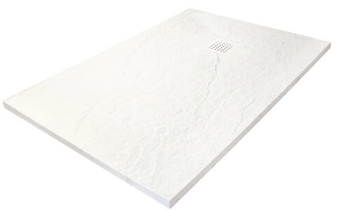 ONDÉE Receveur De Douche Blanc 70x120cm Extra-plat 30 mm résine
