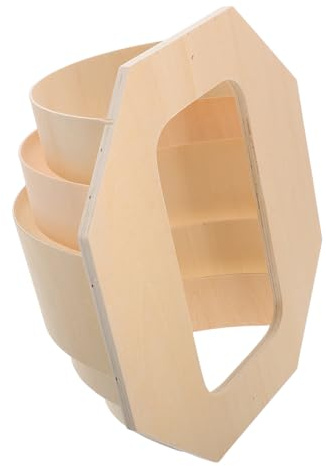 BESTYASH Paralume in Legno per Lampada da Sauna Piccolo, Protezione Resistente ad Alte Temperature, Copriparalume Traslucido per Illuminazione Soffusa e Arredamento Sauna