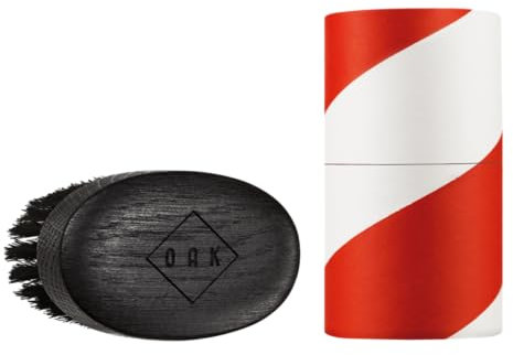 OAK BEARD BRUSH I spazzola per barba (92x51mm): Modella la barba ammorbidendola. Styling per uomini con barba piena. Design di prodotto premiato. Made in Berlin.