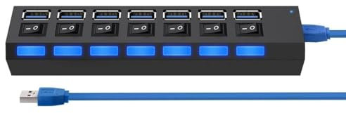 Port USB 3.0 Hub Charger multiprise 7 ports USB 3.0