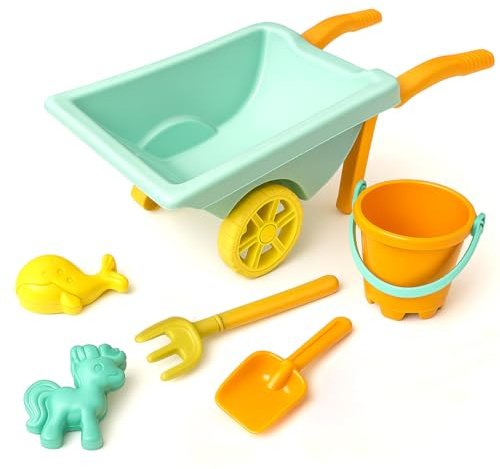 PA Kidoloop Children's Gardening, Multi-Functional Tools Kit & Sand Beach Play Set Includes 8 Accessories Pretend Play Set Outdoor Garden Games, Planting Tools and Fun Educational Toy for Kids