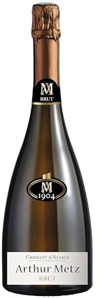 Arthur Metz - Cremant d'Alsace Brut, Cuvée 1904, Méthode Traditionnelle (1 x 0.75 l)