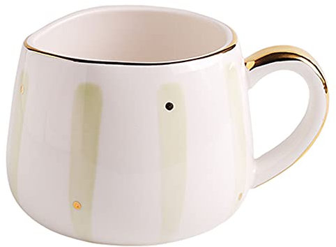 Tazza Da Colazione Ciotole Di Cereali Con Maniglia Tazza Tazza Di Caffè Insalatiere Ciotoline Da Dolce Stile Giapponese,Green