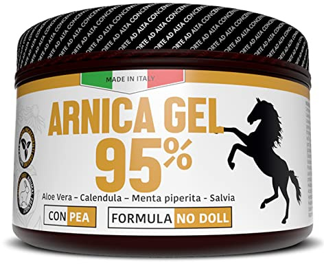 Arnica Per Cavalli Uso Umano 95% con PEA, 500ml