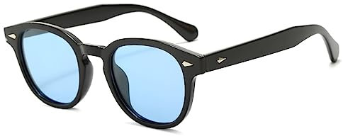 Long Keeper Gafas de Sol Redondas Polarizadas Vintage para Hombre Mujer Clásicas Retro Gafas Redondas Pequeñas UV400 Protección