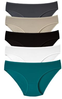 ALYA UNDERWEAR Premium Intimo, Cotone, Vita Media, Mutande Donna, Traspirante, Confortevole, Morbido Slip, Flessibile, Mutandine, Confezione Multipla (S … 3XL)