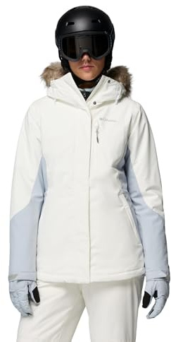 Columbia Women's Ava Alpine 2 Insulated Jacket, Ski Jacket, Sea Salt/Cirrus Grey, Large