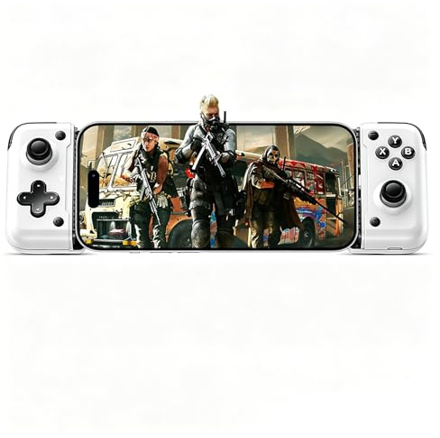 Type C Mobile Gaming Controller for Android & iPhone 16/15 Series Controller (USB C) Remote Play Gamepad for PS5/PS4/Xbox/PC, Cloud Game, Emulator, Plug & Play, with Hall Trigger/Turbo/Back keys