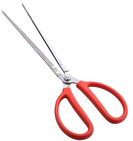 Ipetboom Pinza Multiusos de Acero Inoxidable Dentada, Antideslizante, Diámetro 38 Mm, para Langosta, Anguila, Castañas y Basura, Utensilio Práctico para Cocina, Camping y Pesca