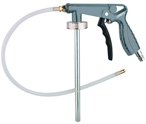 ABAC Pistola a Spruzzo per Carrozzerie G-531, Aerografo per Contenitori Vernice Standard con Filettatura 40mm, Ugello da 6mm, Sonda di Spruzzatura 0,5m, Pressione Max 5 Bar