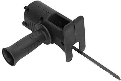 Sierra Recíproca para Taladro Eléctrico - Adaptador con 3 Hojas Incluidas para Corte de Madera y Metal, Accesorios para Herramientas Eléctricas, Kit de Sierras para Tareas de Carpintería y Fontanería