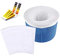 SALADOCY 12 Pezzi Calzini da Skimmer per Piscina, Calze Filtranti per Piscina, per Rimuovere Detriti, Foglie, Olio, Polline E Insetti, Riutilizzabile, Bianco (12)