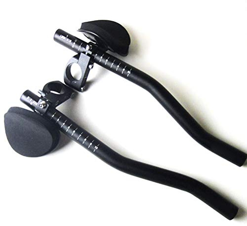 Handlebar, TT Handlebar with Wrench Tool Triathlon Aero Bars Cycling Rest Handlebar for Moutain Road (As Shown)
